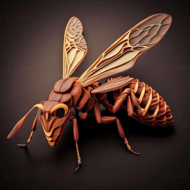 3D model Polistes japonicus (STL)